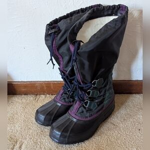 SOREL “FREESTYLE THERMO PLUS” BOOTS, WOMEN’S size 6 Vintage 90s